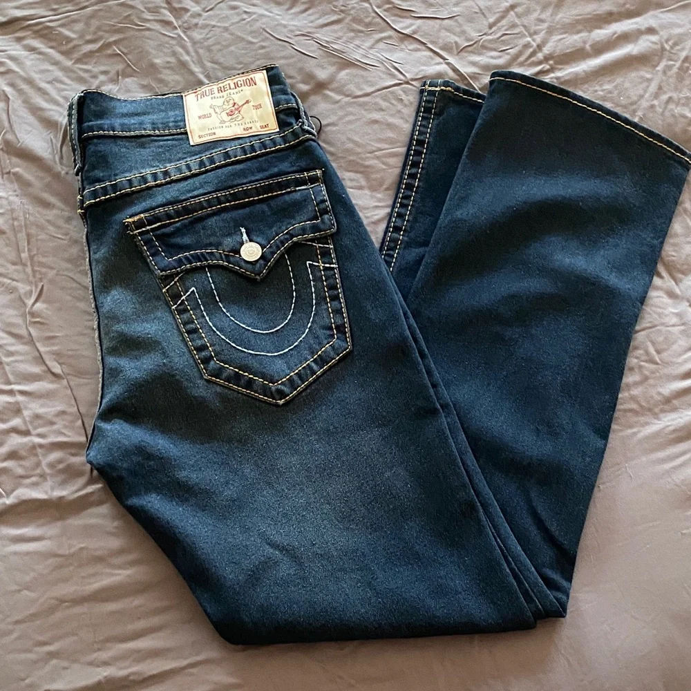True Religion Ricky Dark Blue Denim Jeans